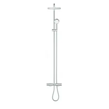 Coloana de dus cu baterie termostatata si pipa cada Grohe Tempesta Cosmopolitan 250 Cube [3]