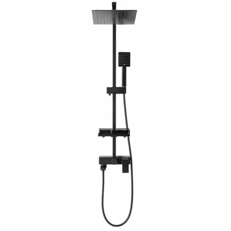 Coloana de dus cu pipa cada negru mat Rea Jack [3]
