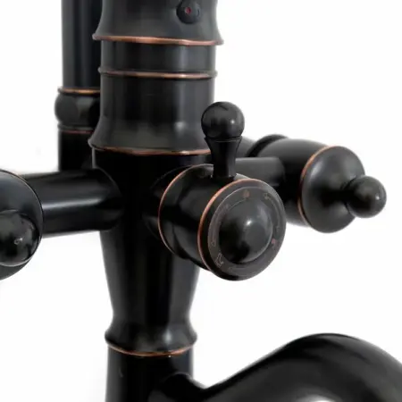 Coloana de dus cu pipa cada Rea Vintage negru [8]