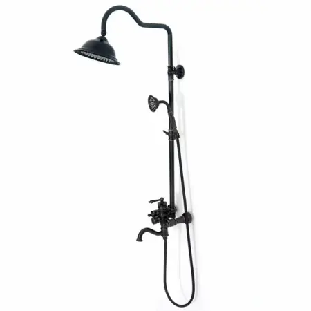 Coloana de dus cu pipa cada Rea Vintage negru [1]