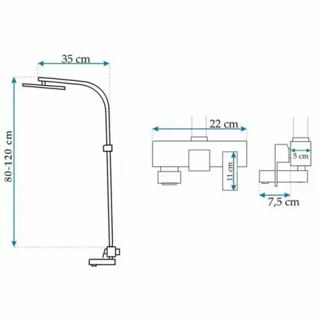 Coloana de dus cu pipa pentru cada Rea Navaro [1]