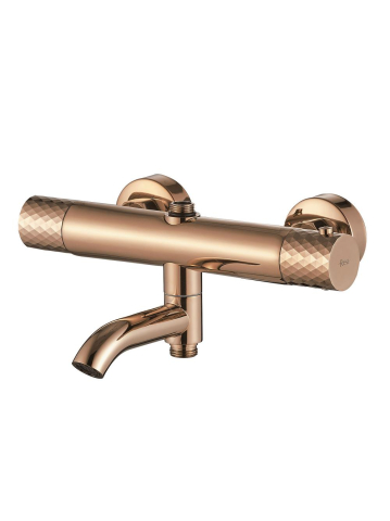 Coloana de dus cu termostat Lungo Diamond cupru [1]