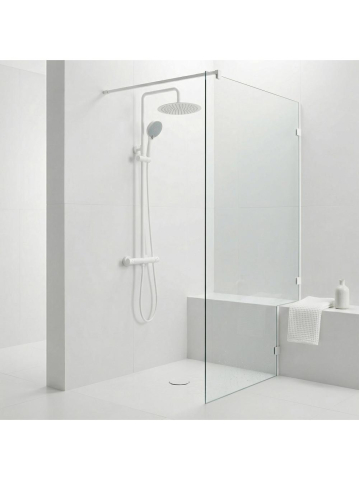 Coloana de dus cu termostat Rea Lungo alb [8]