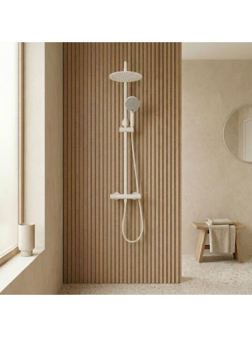 Coloana de dus cu termostat Rea Lungo alb [6]