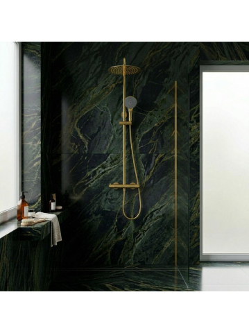 Coloana de dus cu termostat Rea Lungo auriu [3]