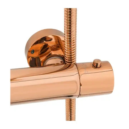 Coloana de dus cu termostat Rea Lungo si finisaj Rose Gold lucios [6]