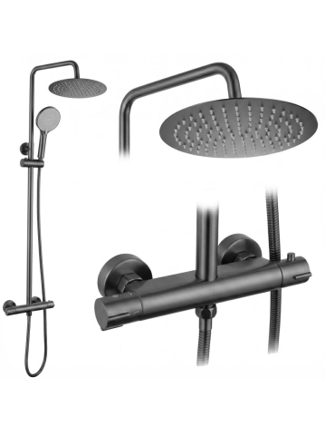 Coloana de dus cu termostat Rea Lungo titan [1]