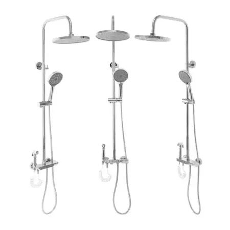 Coloana de dus cu termostat Rea Max crom lucios plus dus igienic [2]