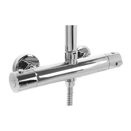 Coloana de dus cu termostat Rea Tom palarie 1 functie crom lucios [3]