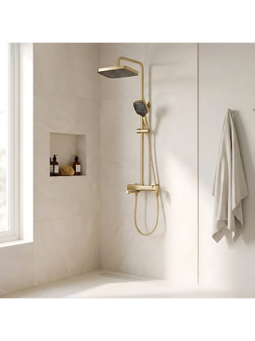 Coloana de dus dus Rea Arlo auriu periat [6]