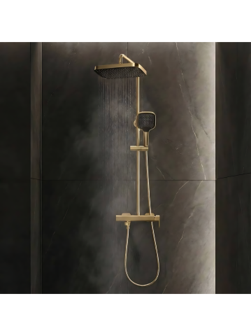 Coloana de dus dus Rea Arlo auriu periat [7]