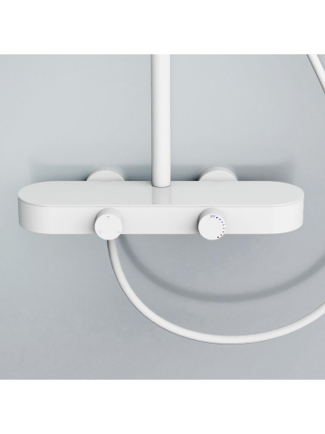 Coloana de dus REA Creo alb [3]