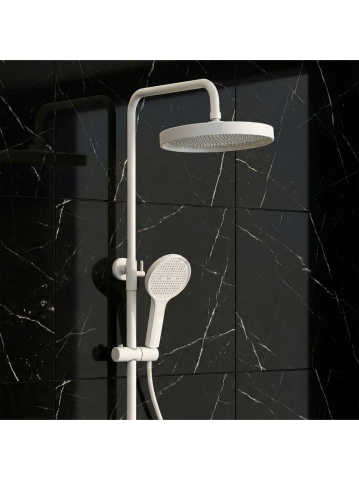 Coloana de dus REA Creo alb [1]