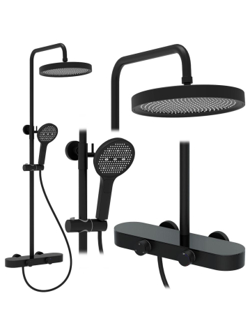 Coloane de dus - Coloana de dus REA Creo negru