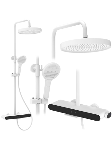 Sisteme de dus - Coloana de dus REA Farel alb