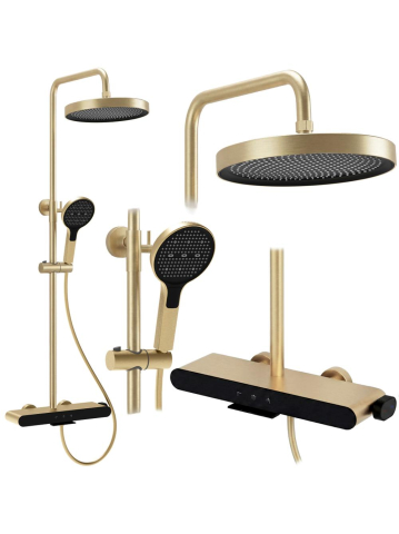 Sisteme de dus - Coloana de dus REA Farel auriu periat