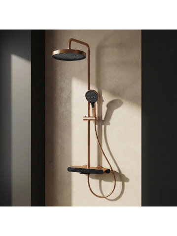 Coloana de dus REA Farel cupru periat [7]