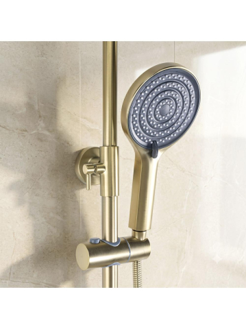 Set dus Rea Foster auriu periat baterie monocomanda montaj suprafata 950-1300 mm [7]