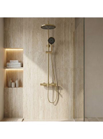 Coloana de dus Rea Lungo Stripe auriu periat [6]