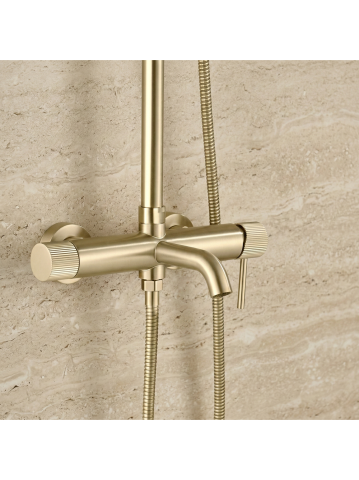 Coloana de dus Rea Lungo Stripe auriu periat [5]