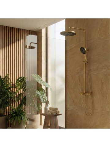 Coloana de dus Rea Lungo Stripe auriu periat [7]