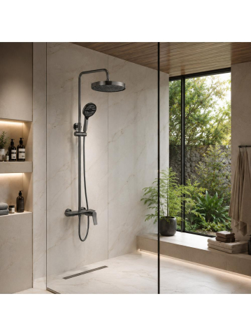 Set dus Rea Vision finisaj titan baterie monocomanda montaj suprafata pipa pivotanta [1]