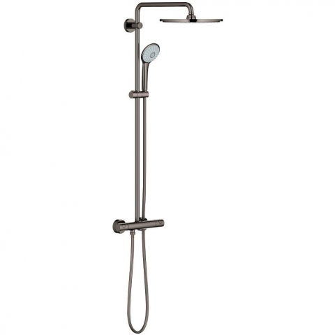 Coloane de dus - Coloana dus cu baterie si termostat Grohe Euphoria 310, antracit (hard graphite)