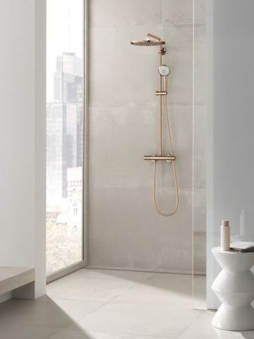 Coloana dus cu baterie si termostat Grohe Euphoria 310, cupru (warm sunset) [1]