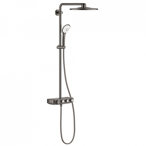 Coloane de dus - Coloana dus cu baterie si termostat Grohe Euphoria SmartControl 310 Duo, antracit (hard graphite)