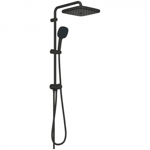 Coloana dus fara baterie Grohe Tempesta System 250 Cube, negru mat [1]