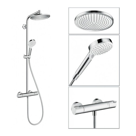 Coloana dus termostata Hansgrohe, Crometta S240, crom [3]