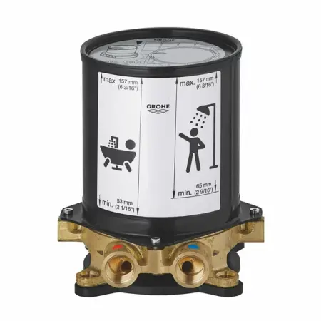 Corp incastrat Grohe pentru baterii/pipe de cada [3]