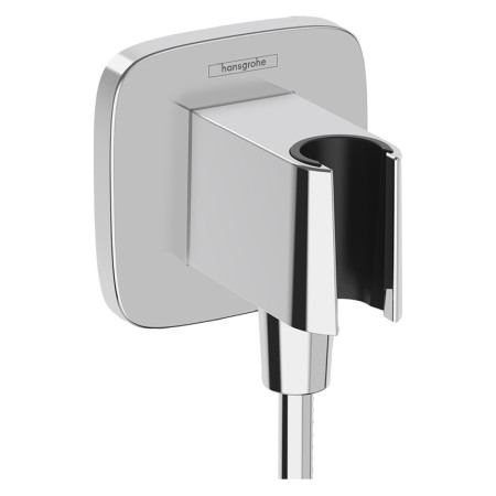 Sisteme de dus - Cot racord, Hansgrohe, FixFit Q, cu suport pentru para de dus, crom