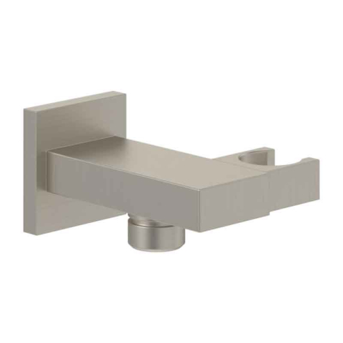 Sisteme de dus - Cot racord Villeroy&Boch, Universal Showers, pătrat cu suport duș, brushed nickel