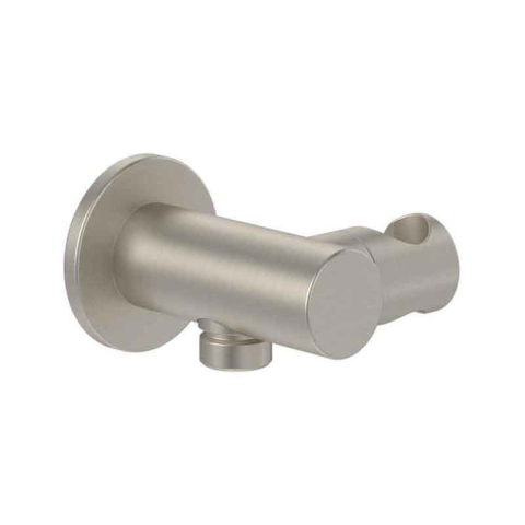 Sisteme de dus - Cot racord Villeroy&Boch, Universal Showers, rotund cu suport duș, brushed nickel