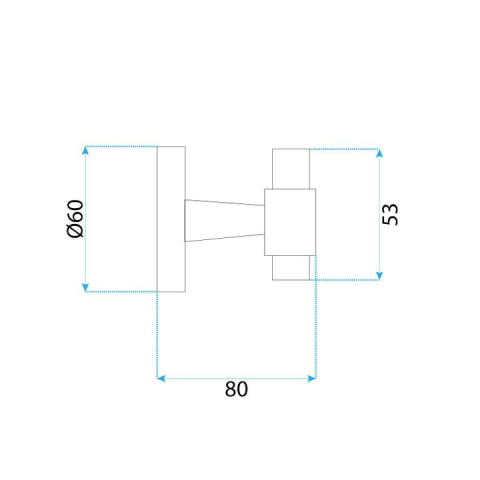 Cuier baie 16101 Aristo Cupru periat [4]