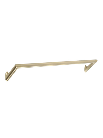 Cuiere si suporturi prosoape - Cuier de baie Rea Will auriu periat 595mm metal montaj suruburi