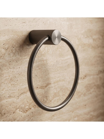 Cuier baie ring Rea Solo 64106 titan metal 160x167x65 mm montaj suruburi [6]