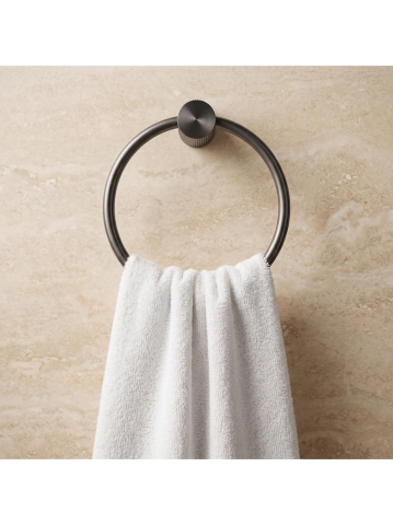 Cuier baie ring Rea Solo 64106 titan metal 160x167x65 mm montaj suruburi [5]