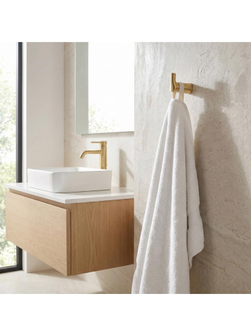 Cuier de baie 16204 Vibe auriu periat [3]