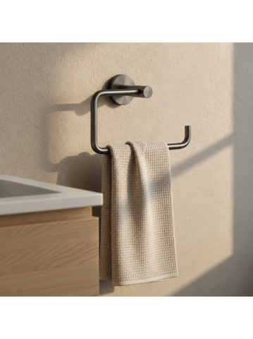 Cuier de baie Rea Leo 5610 Titan 220x130x70 mm metal montaj suruburi [1]