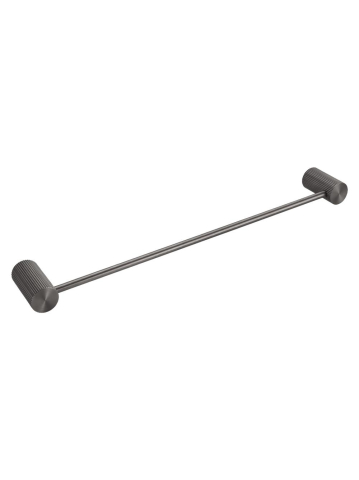 Cuiere si suporturi prosoape - Cuier de baie Rea Solo 64101 finisaj titan 600mm metal montaj perete