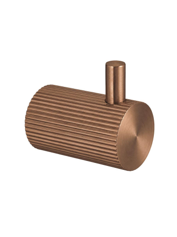 Cuier de baie Rea Solo 64104 Cupru Periat 30x45x52 mm metal montaj suruburi [8]