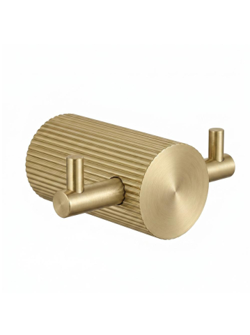 Cuier de baie Rea Solo 64104A auriu periat metal 72x30x52 mm [7]