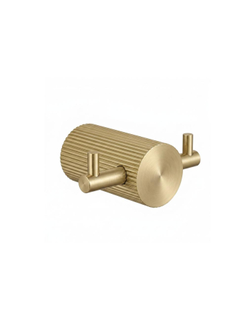 Cuier de baie Rea Solo 64104A auriu periat metal 72x30x52 mm [1]