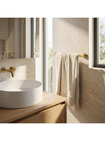 Cuier de baie 6603 Modern auriu [4]