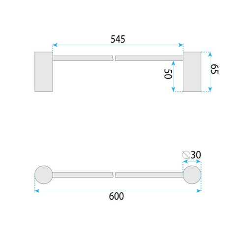 Cuier de baie 9703 Prism auriu periat [11]