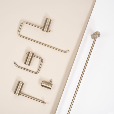 Cuier de baie 9703 Prism auriu periat [5]