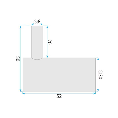 Cuier de baie 9706 Prism auriu periat [9]