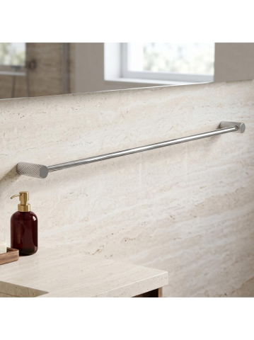 Cuier de baie Rea Otto A62301 crom 595mm metal montaj suruburi [5]
